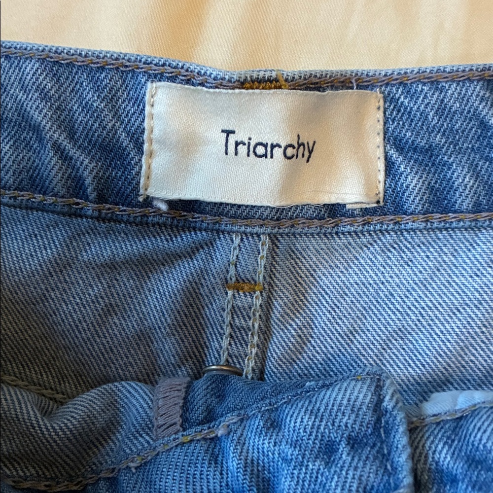 Triarchy Cut Off Shorts - Picture 2 of 9